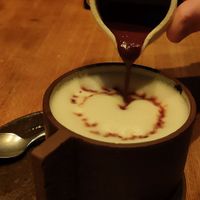 Hot chocolate at MESA Restaurant in Paris