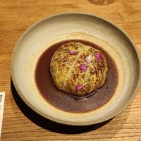 Stuffed cabbage
Stuffed cabbage with Camargue rice ragout with chestnuts, pumpkin & reduced coffee juice at MESA Restaurant in Paris