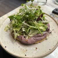 Socca  at MESA Restaurant in Paris