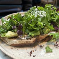 Avocadotoast  at MESA Restaurant in Paris