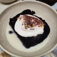 Gâteau au chocolat at MESA Restaurant in Paris