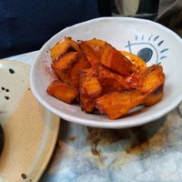 Accompagnement patates douces at MESA Restaurant in Paris