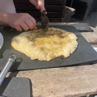 Vegan garlic bread  at Hollow Tree in Bristol