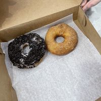 Oreo & cinnamon vegan donuts   at Sugar Donuts in Charlotte