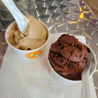 3/2024 update: cookie butter and chocolate fudge gelato at Sugar Donuts in Charlotte