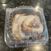 Vegan cinnamon bun  at Sugar Donuts in Charlotte