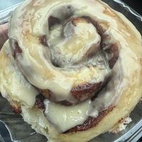Maple cinnamon roll   at Sugar Donuts in Charlotte