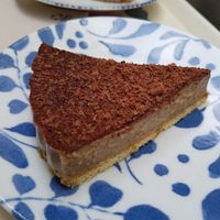 Tiramisu pie at Peacefood Cafe in Montpellier