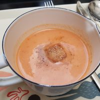 Gazpacho at Peacefood Cafe in Montpellier