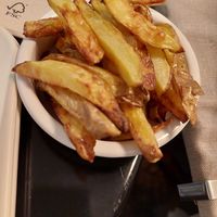 Fries at Peacefood Cafe in Montpellier