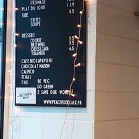 Cart at Peacefood Cafe in Montpellier
