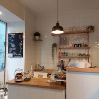 Interior at Peacefood Cafe in Montpellier