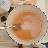 Gazpacho. at Peacefood Cafe in Montpellier