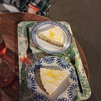 Cheesecake citron at Peacefood Cafe in Montpellier