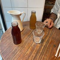 Ice tea  at Peacefood Cafe in Montpellier