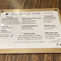   at Peacefood Cafe in Montpellier