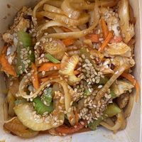 Noodles  at Peacefood Cafe in Montpellier