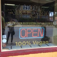 100% vegan! :-) at Soul Vegetarian - Highland in Atlanta