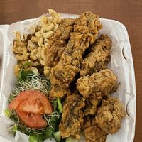 Kale steak with mac n’ cheese   at Soul Vegetarian - Highland in Atlanta