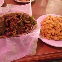 Gyro and Mac N Cheese at Soul Vegetarian - Highland in Atlanta