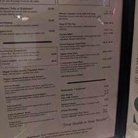 Menu at Soul Vegetarian - Highland in Atlanta
