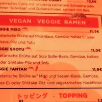 Ramen vegans options at Ramen1974 in Dresden