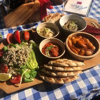 Vegan plate for two at Adria in Szentendre