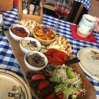 Vegan "Xeno" plate at Adria in Szentendre