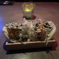 Tofu bao buns sub sriracha mayo for plain mayo  at Wunderbar in Bellows Falls