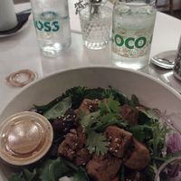 'No' pigs on the Green (tofu) at Coco and Moss in Savannah