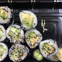 Cucumber & Avocado Rolls at Coco and Moss in Savannah