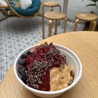 Peanut Butter and Jelly Açai bowl   at Grouse in Carnegie