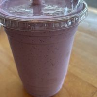 Berry and peanut butter protein shakee which  at Grouse in Carnegie