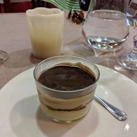 Vegan tiramisu at Landare in San Sebastian