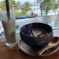 A nice vanilla shake  at Jaiyen Resort in Koh Yao Noi