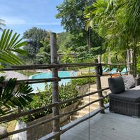one of the beautiful views from the eating area at Jaiyen Resort in Koh Yao Noi