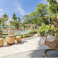 Lobby/ lounge area at Jaiyen Resort in Koh Yao Noi