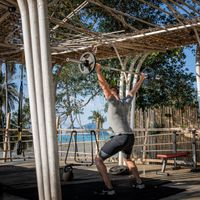 Outdoor gym at Jaiyen Resort in Koh Yao Noi
