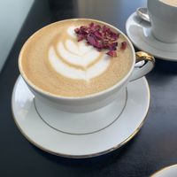 rose latte  at STOR - Bracka in Warsaw