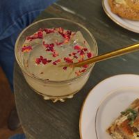 Rose lemonade at STOR - Bracka in Warsaw