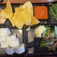Bento Box Lunch  #Veganuary at Dragon King's Daughter in Louisville