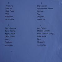 Vegetarian Set Menues at Chennai in Luang Prabang