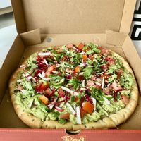 Avocado pizza  at Brambles in Dubai