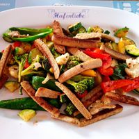 Grilled vegetables with tofu at Hafenliebe in Neuss