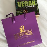Vegan selection box at The Chocolate Line in Antwerpen
