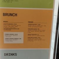 Brunch menu at Putsch in Montreuil