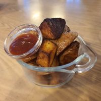 Spicey potatoes at Putsch in Montreuil