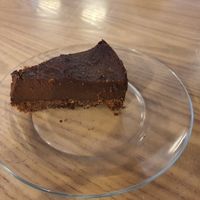 Chocolate cake at Putsch in Montreuil