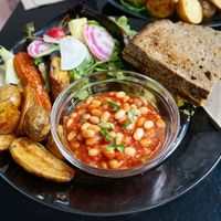 Sunday Brunch plate at Putsch in Montreuil