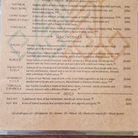 Menu1 at Elela in Valladolid